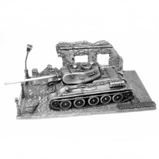 Модель танка Т34-85  1:72 с подставкой